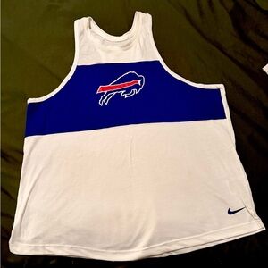 Buffalo Bills Nike White Dri-FIT Tank Top